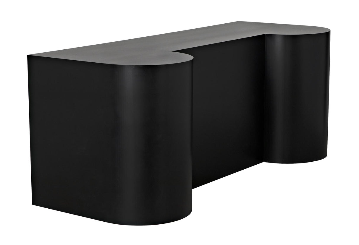 NOIR Concierge Desk Black Steel