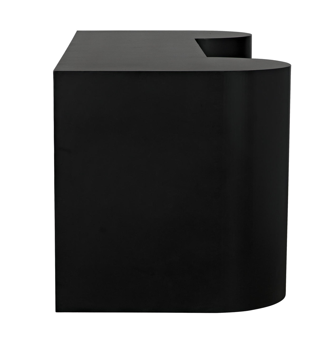 NOIR Concierge Desk Black Steel