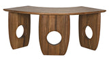 NOIR Lobster Desk Dark Walnut