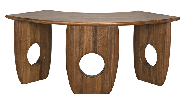 NOIR Lobster Desk Dark Walnut