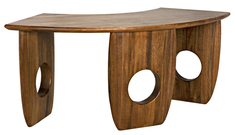 NOIR Lobster Desk Dark Walnut