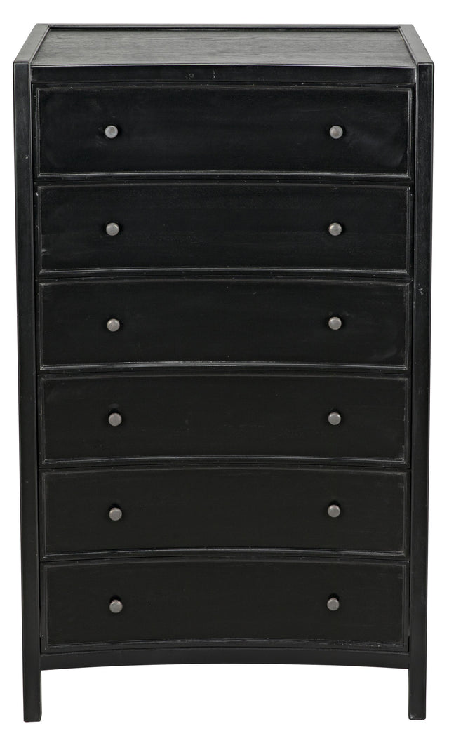 NOIR Hampton Tall Boy Hand Rubbed Black