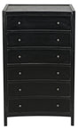 NOIR Hampton Tall Boy Hand Rubbed Black