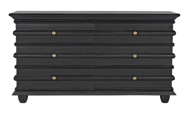 NOIR Ascona Chest Hand Rubbed Black