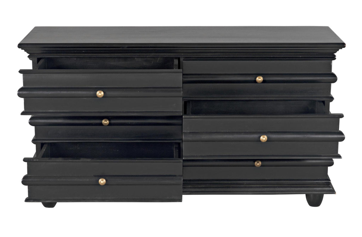 NOIR Ascona Chest Hand Rubbed Black
