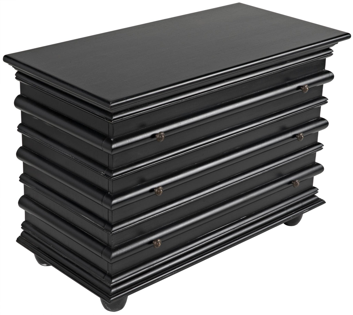 NOIR Ascona Small Chest Hand Rubbed Black