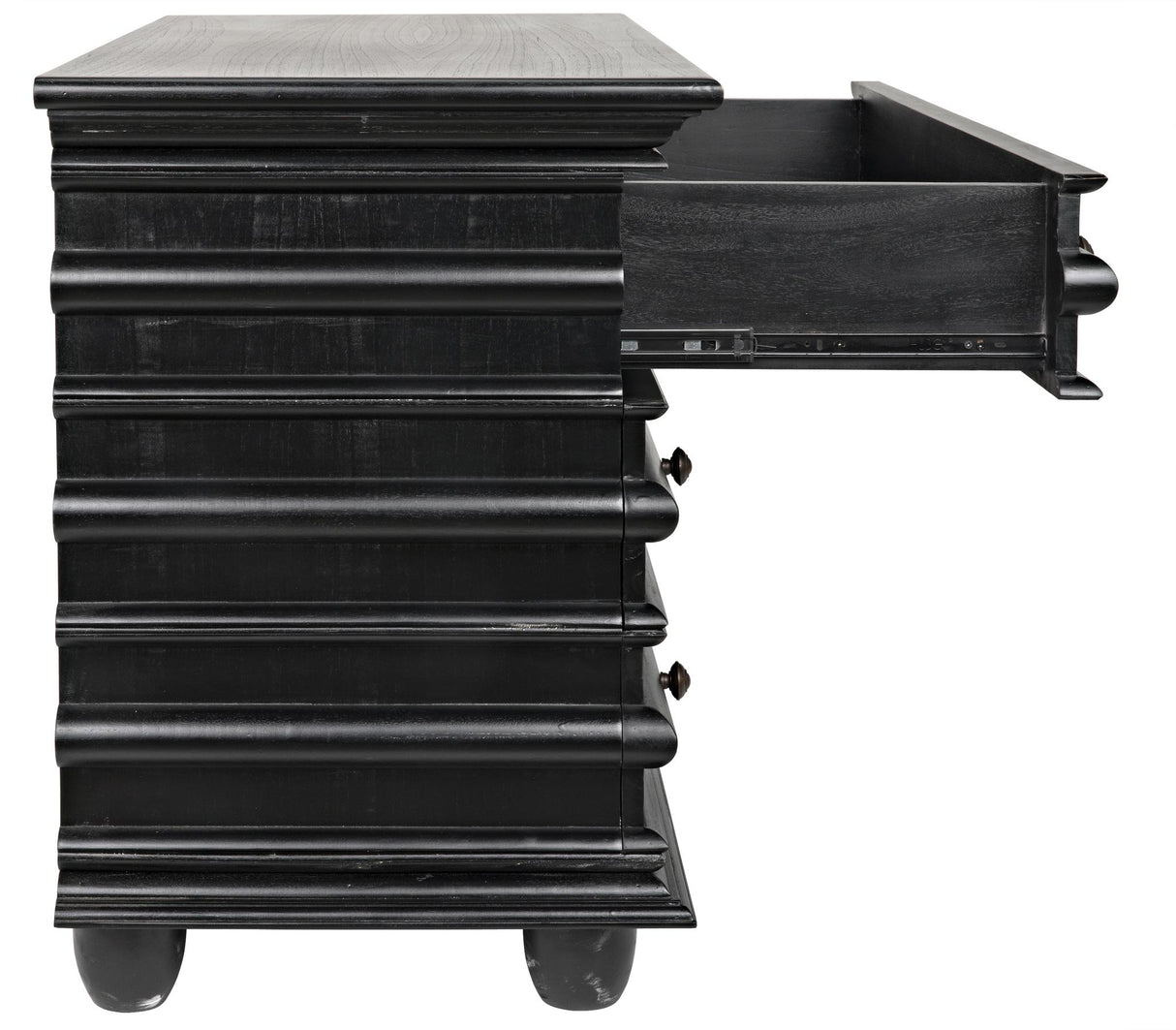 NOIR Ascona Small Chest Hand Rubbed Black