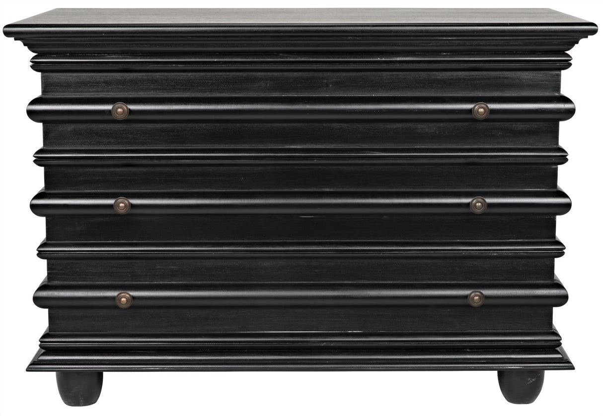 NOIR Ascona Small Chest Hand Rubbed Black