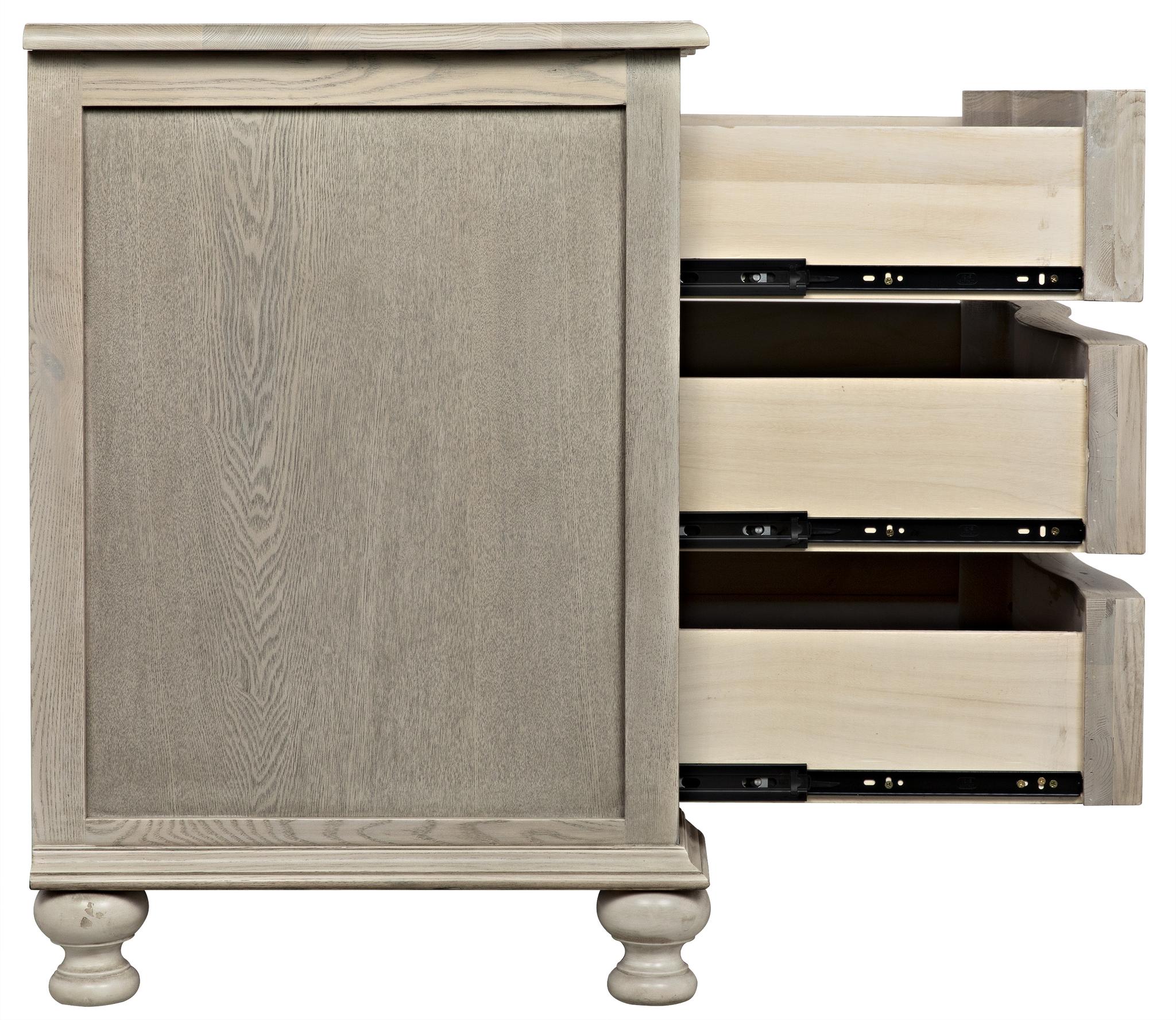 Noir Curved Front Drawer Chest - Thumbnail 5