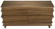 NOIR Bernard 6 Drawer Dark Walnut