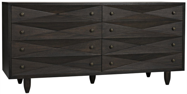 NOIR Diamond Double Chest Ebony Walnut