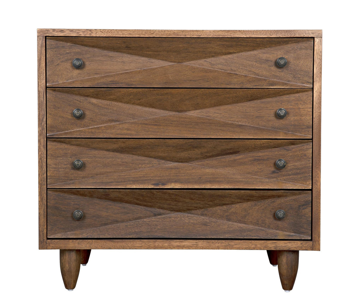 NOIR Diamond Chest Dark Walnut