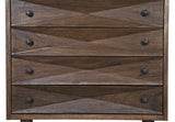 NOIR Diamond Chest Dark Walnut
