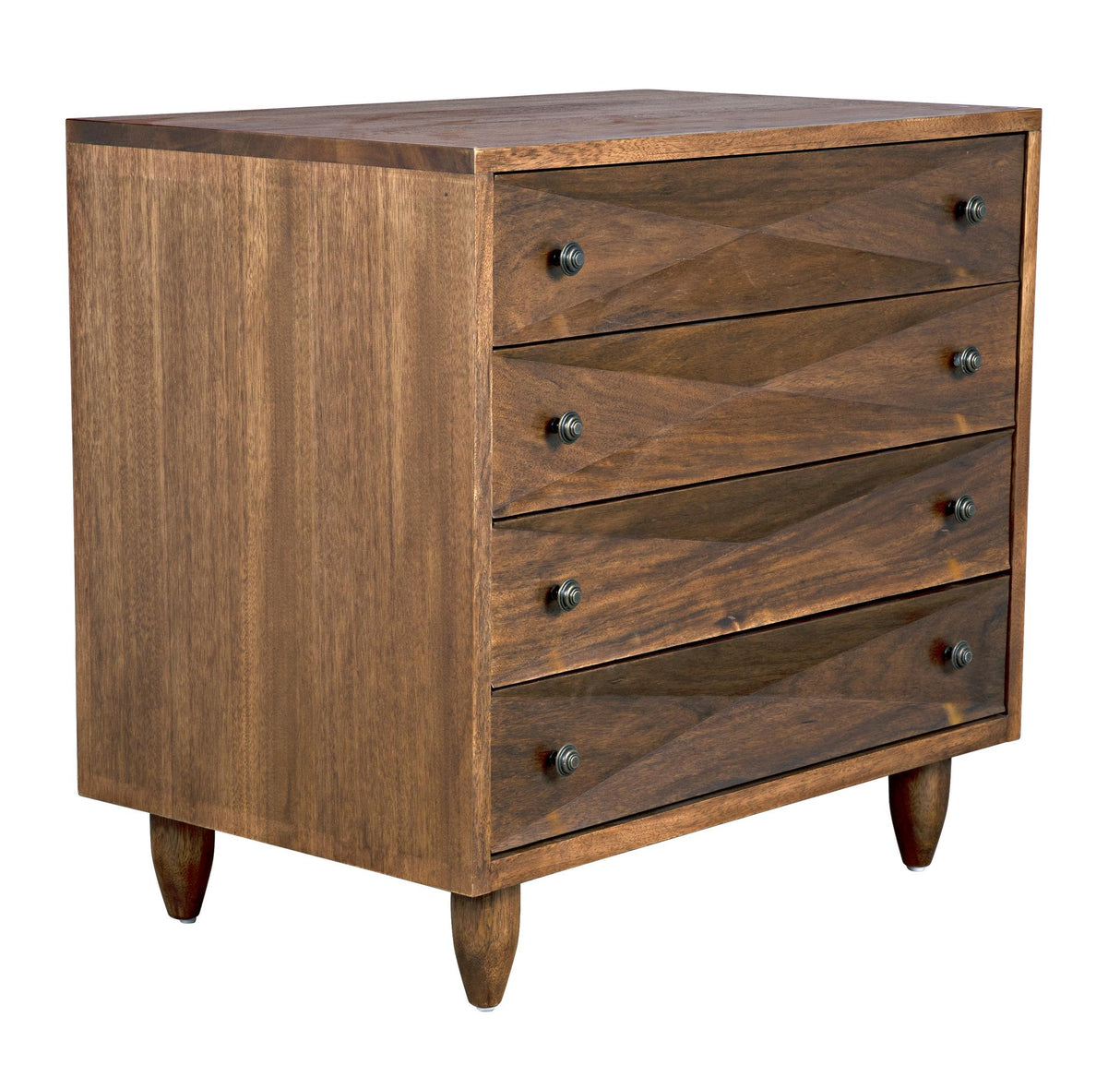 NOIR Diamond Chest Dark Walnut