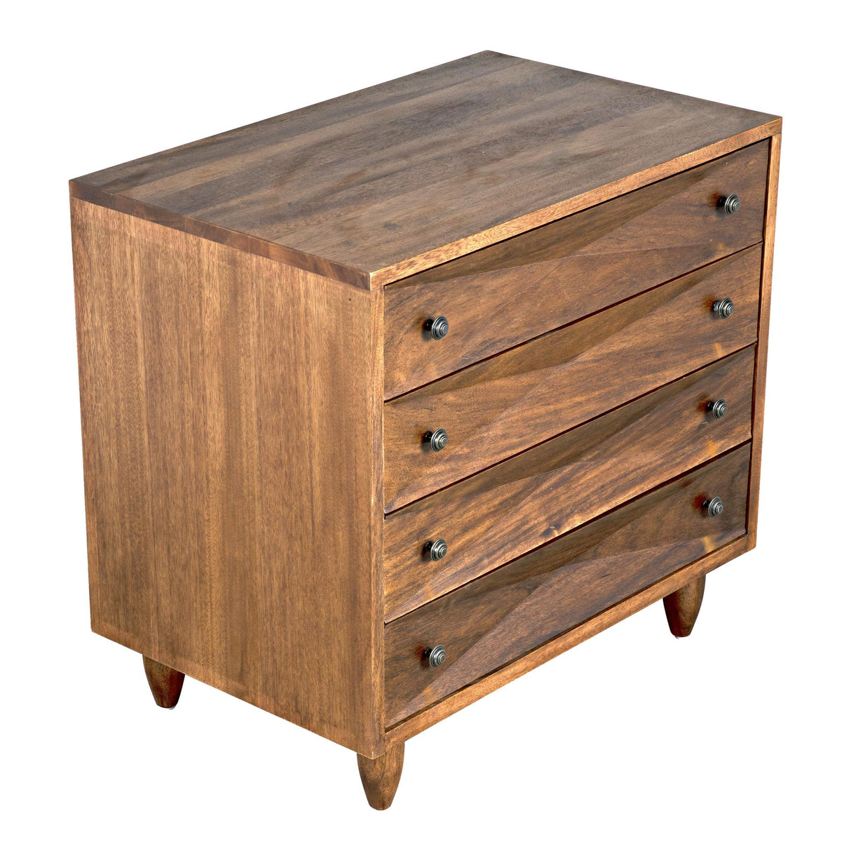 NOIR Diamond Chest Dark Walnut
