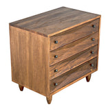 NOIR Diamond Chest Dark Walnut
