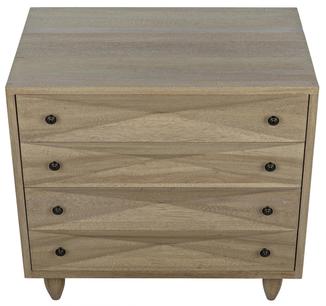 NOIR Diamond Chest Washed Walnut