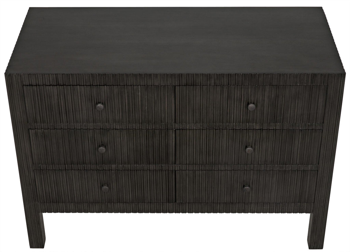 NOIR Conrad 6 Drawer Dresser Pale
