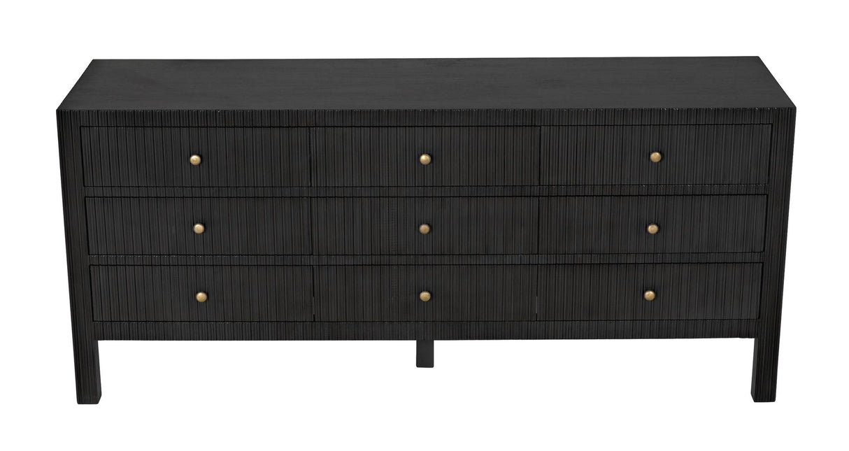 NOIR Conrad 9 Drawer Dresser Pale