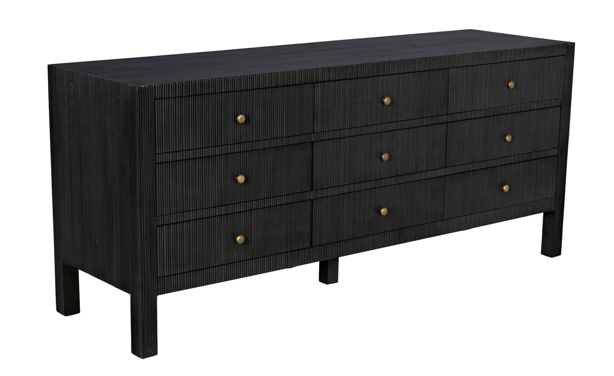 NOIR Conrad 9 Drawer Dresser Pale