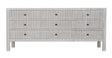 NOIR Conrad 9 Drawer Dresser White Wash