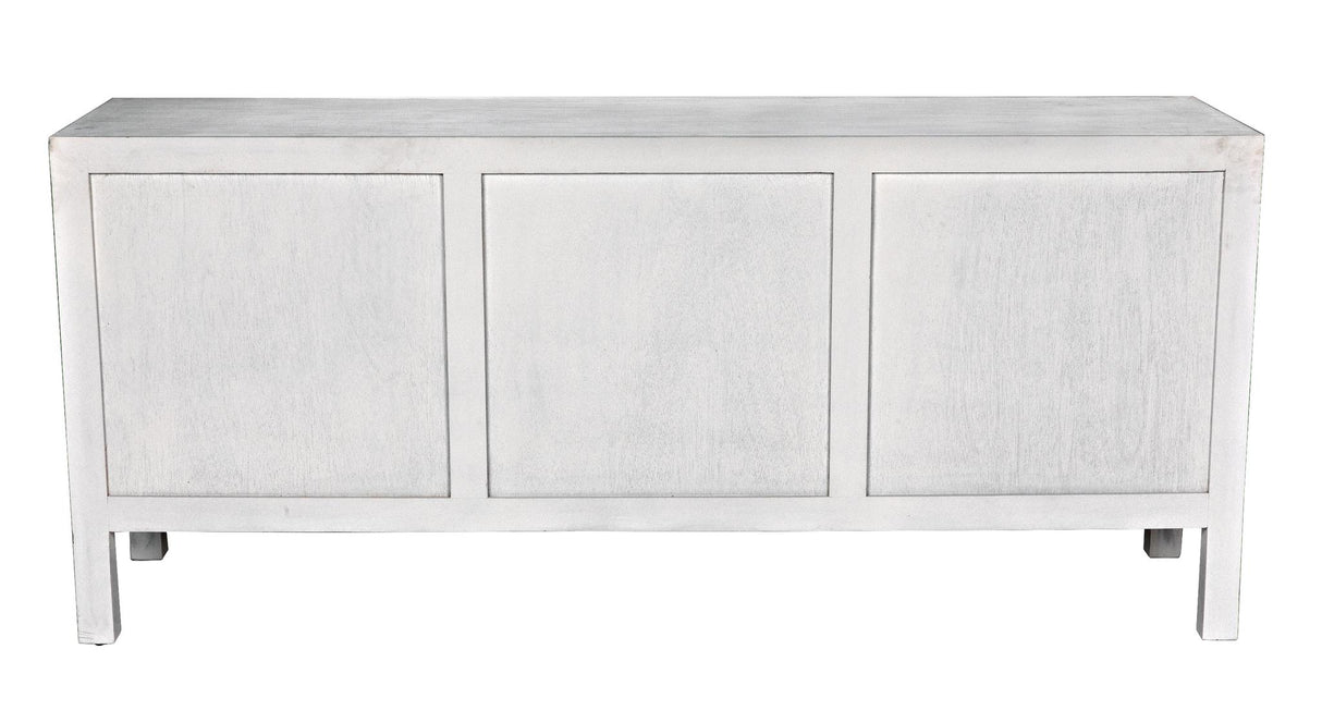NOIR Conrad 9 Drawer Dresser White Wash