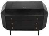 NOIR Rhiana Dresser Hand Rubbed Black