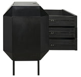 NOIR Rhiana Dresser Hand Rubbed Black