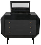 NOIR Rhiana Dresser Hand Rubbed Black
