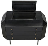 NOIR Rhiana Dresser Hand Rubbed Black