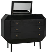 NOIR Rhiana Dresser Hand Rubbed Black