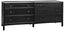NOIR Hampton 6 Drawer Dreser Hand Rubbed Black
