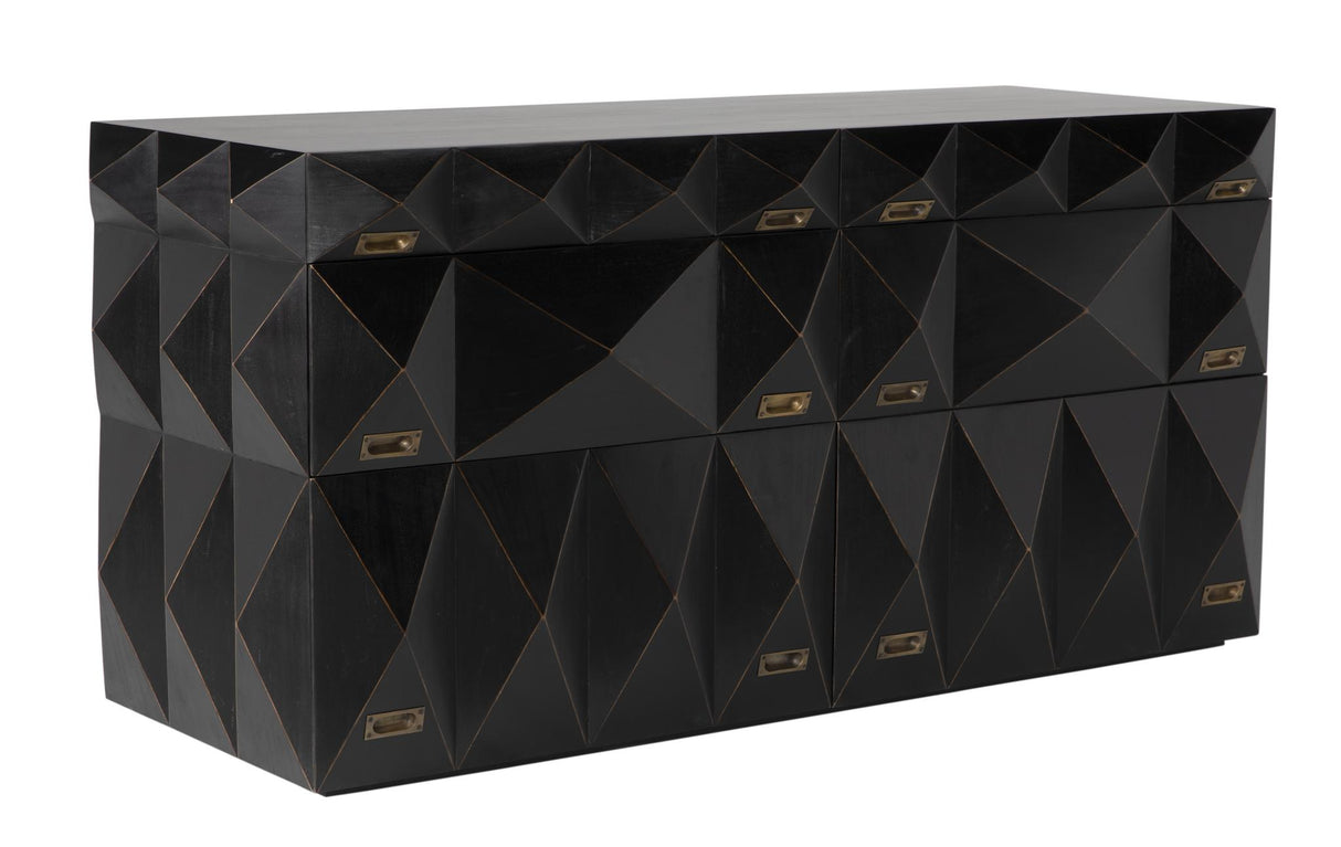 NOIR Allegra Dresser Hand Rubbed Black