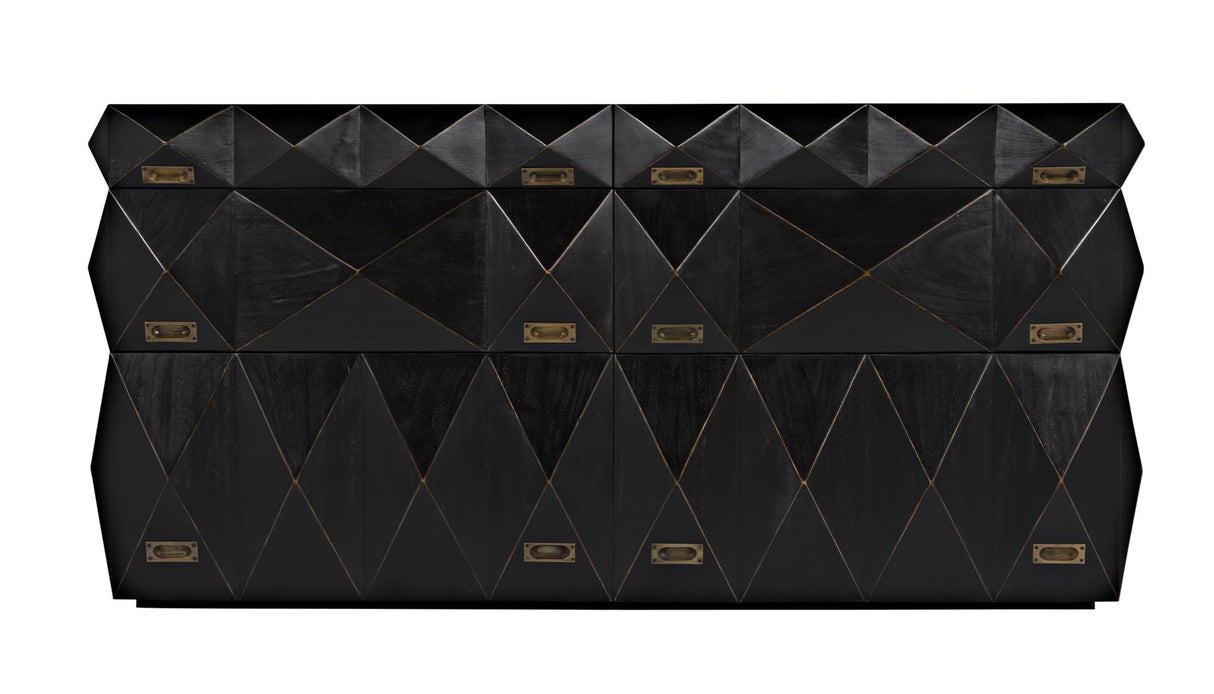 NOIR Allegra Dresser Hand Rubbed Black