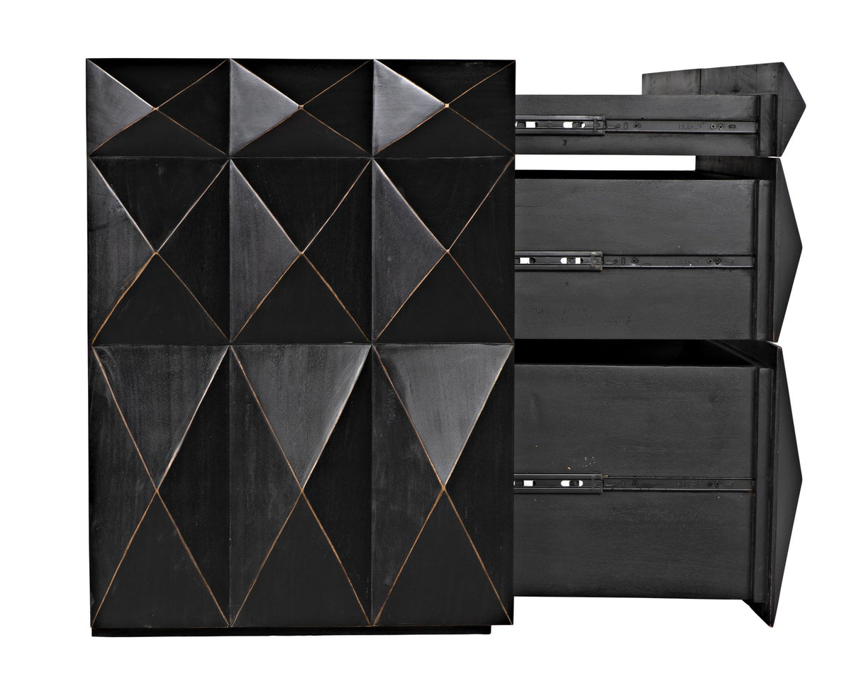 NOIR Allegra Dresser Hand Rubbed Black