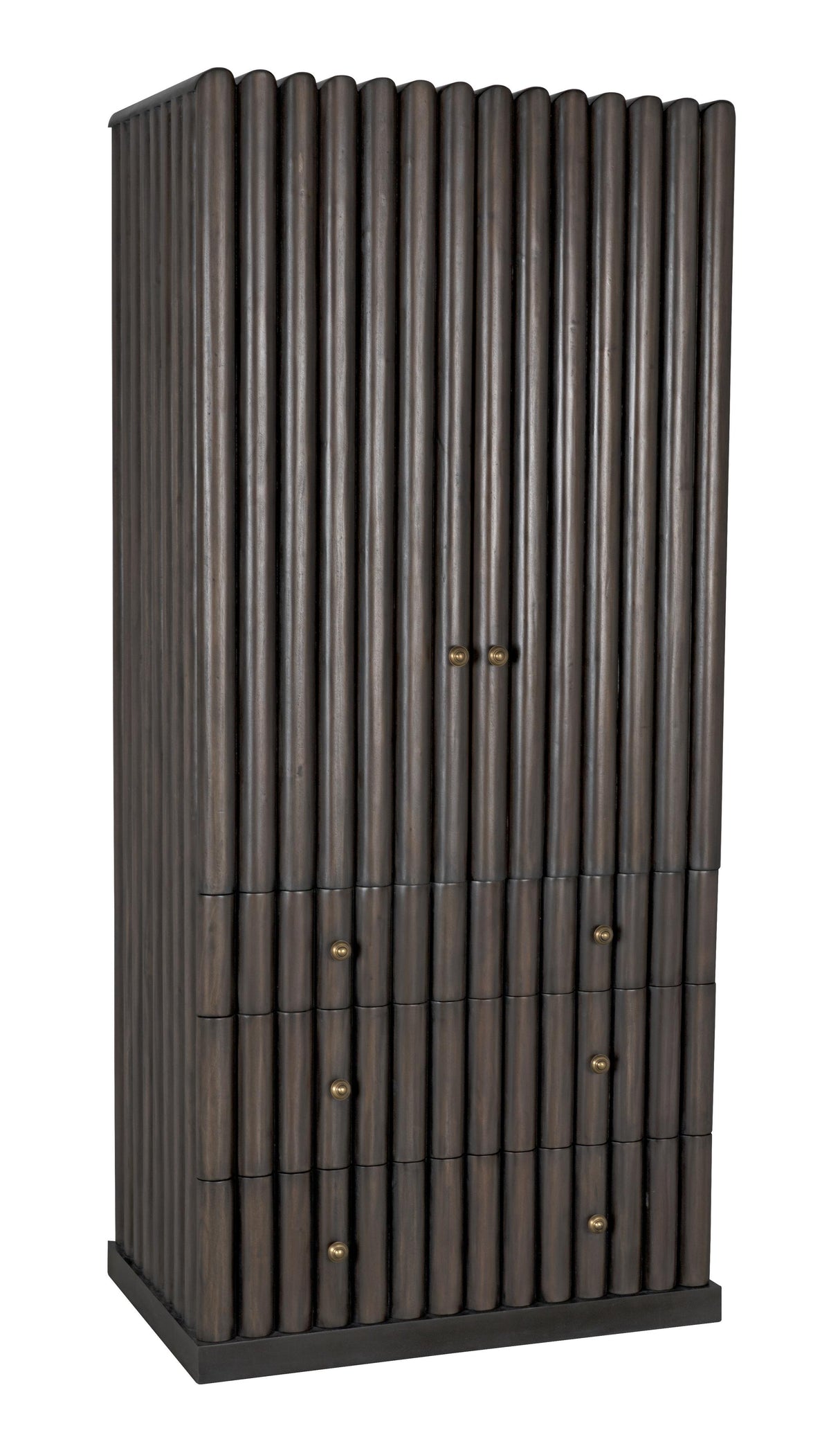 NOIR Amunet Hutch Pale Rubbed with Light Brown Trim