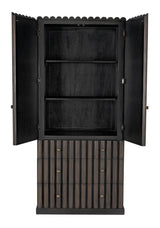 NOIR Amunet Hutch Pale Rubbed with Light Brown Trim