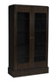 NOIR Noho Hutch Hand Rubbed Black with Light Brown Trim