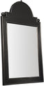 NOIR Jess Mirror Hand Rubbed Black