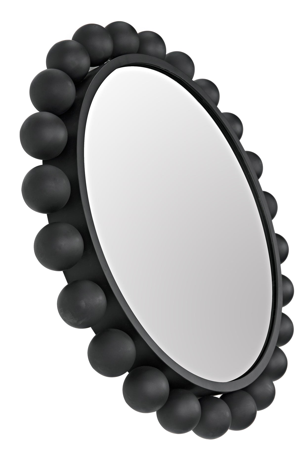 NOIR Cooper Mirror Black Steel