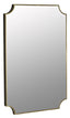 NOIR Convexed Mirror Steel Antique Brass
