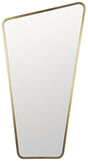 NOIR Juliet Mirror Steel with Brass Finish