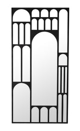 NOIR Doorway Mirror Black Steel