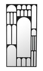 NOIR Doorway Mirror Black Steel