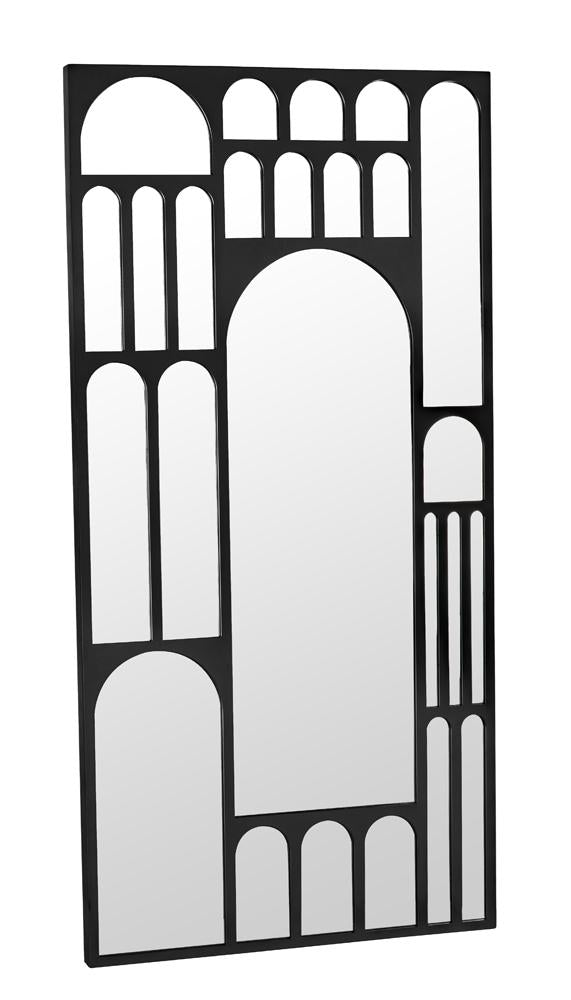 NOIR Doorway Mirror Black Steel