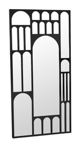 NOIR Doorway Mirror Black Steel