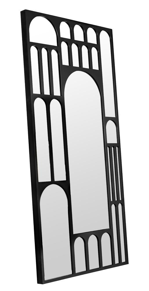 NOIR Doorway Mirror Black Steel