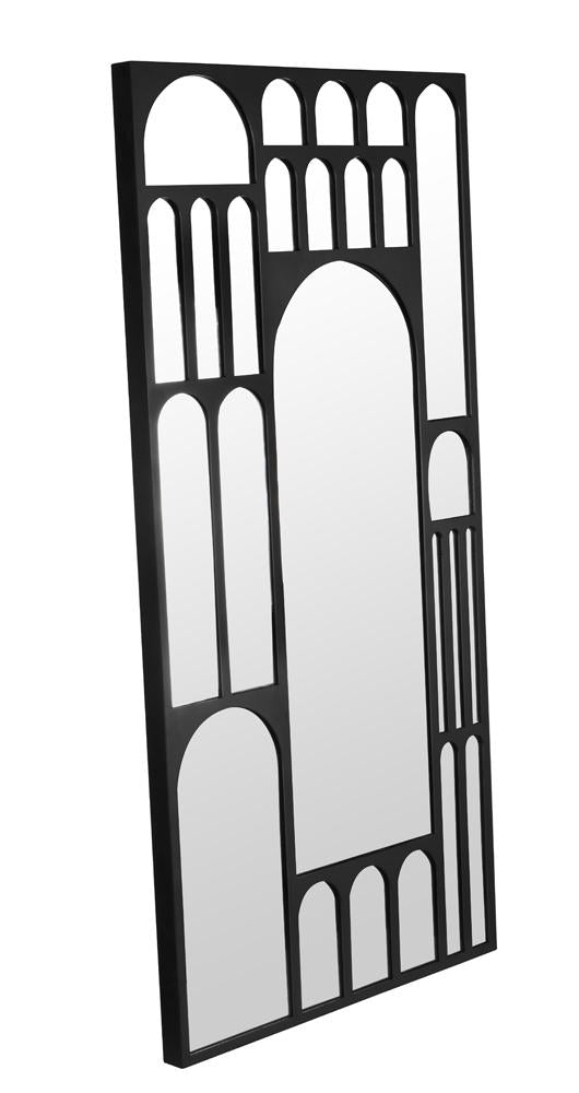 NOIR Doorway Mirror Black Steel