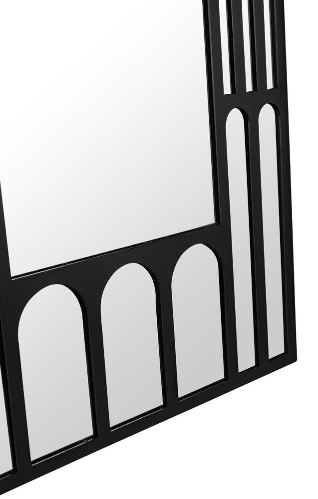 NOIR Doorway Mirror Black Steel