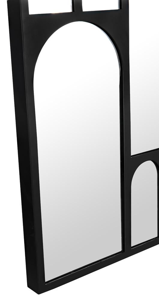 NOIR Doorway Mirror Black Steel